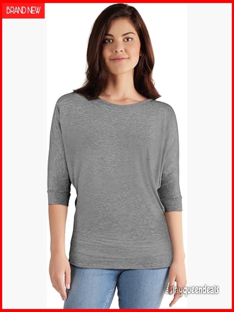 Super Comfy Boat Neck Dolman Top Shirt Tunic